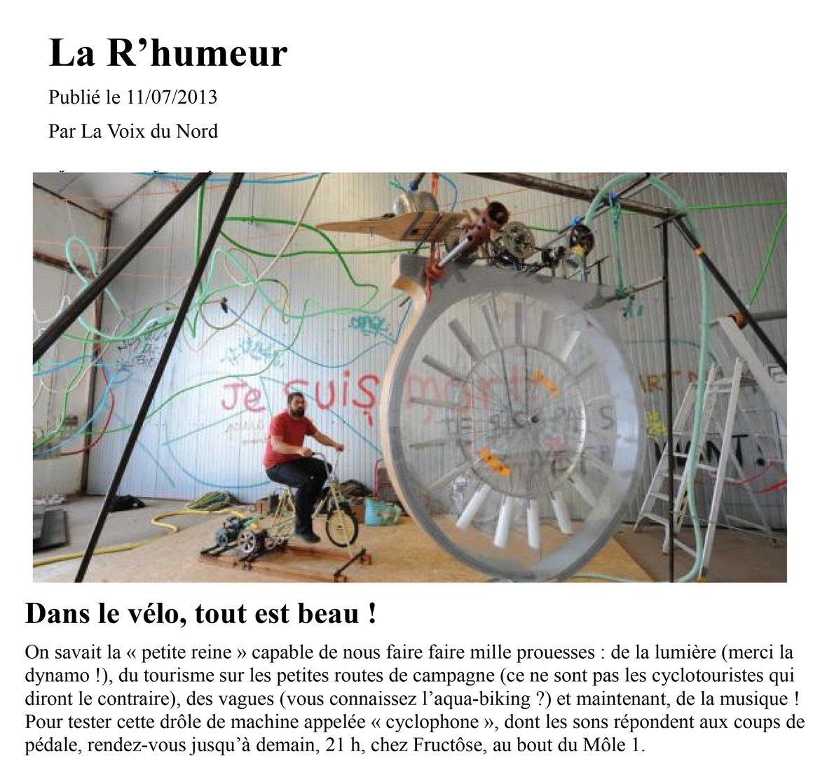 La Voix du Nord 11-07-2013