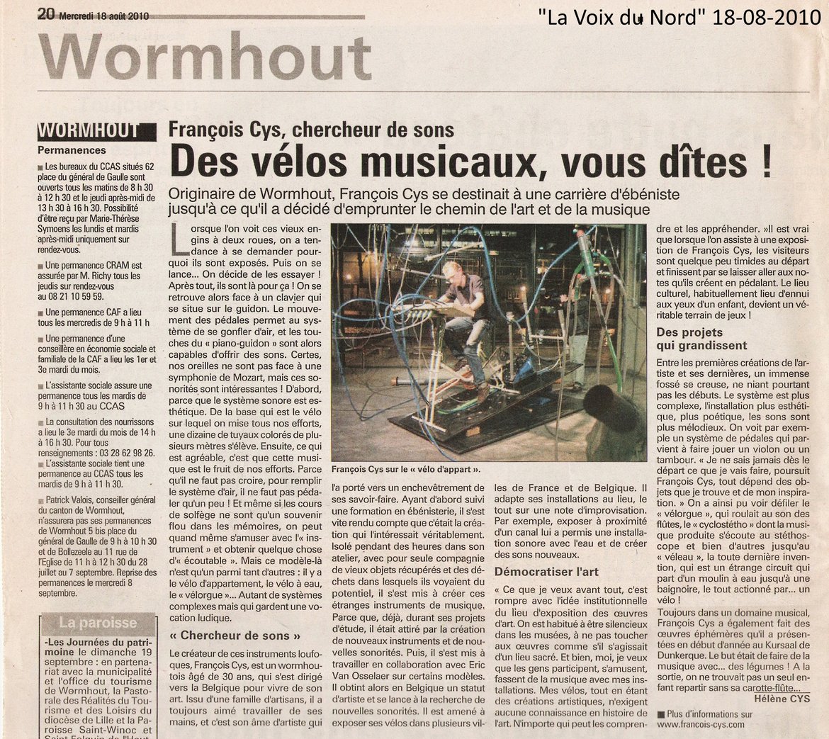 La Voix du Nord 18-08-2010